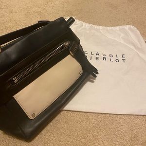 Claudie Pierlot Arlequin leather cross-body bag